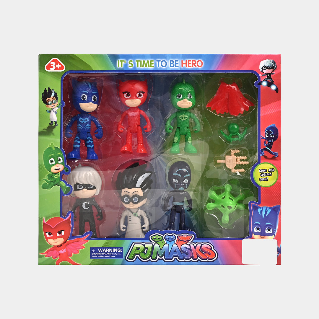 Character Cartoon Heroes Toy Play Set