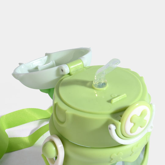KIDS STRAW WATER BOTTLE/BEAKER | SH2704 - GREEN
