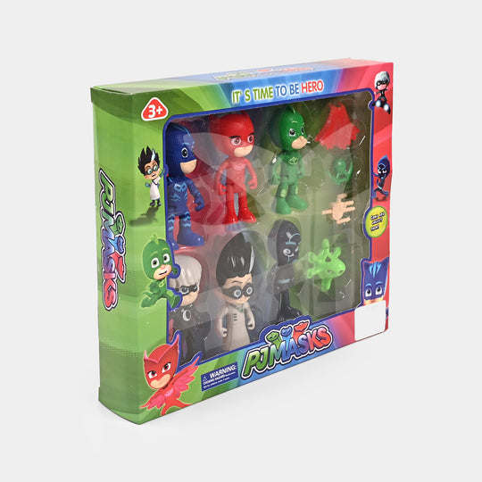 Character Cartoon Heroes Toy Play Set