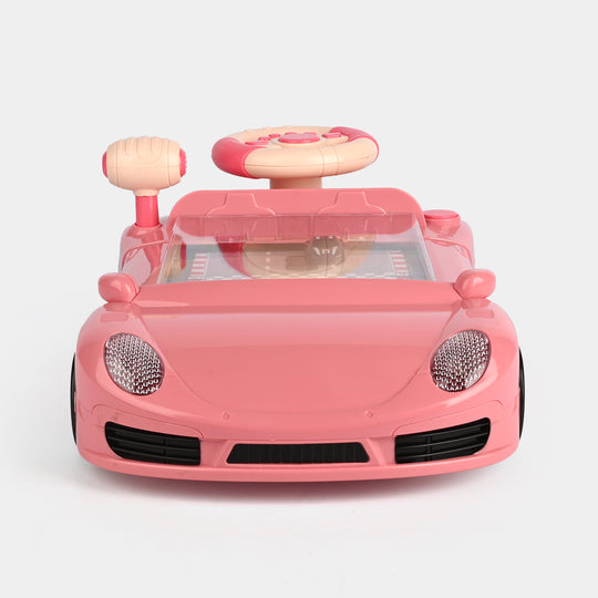 Character Steering Wheel Car Game