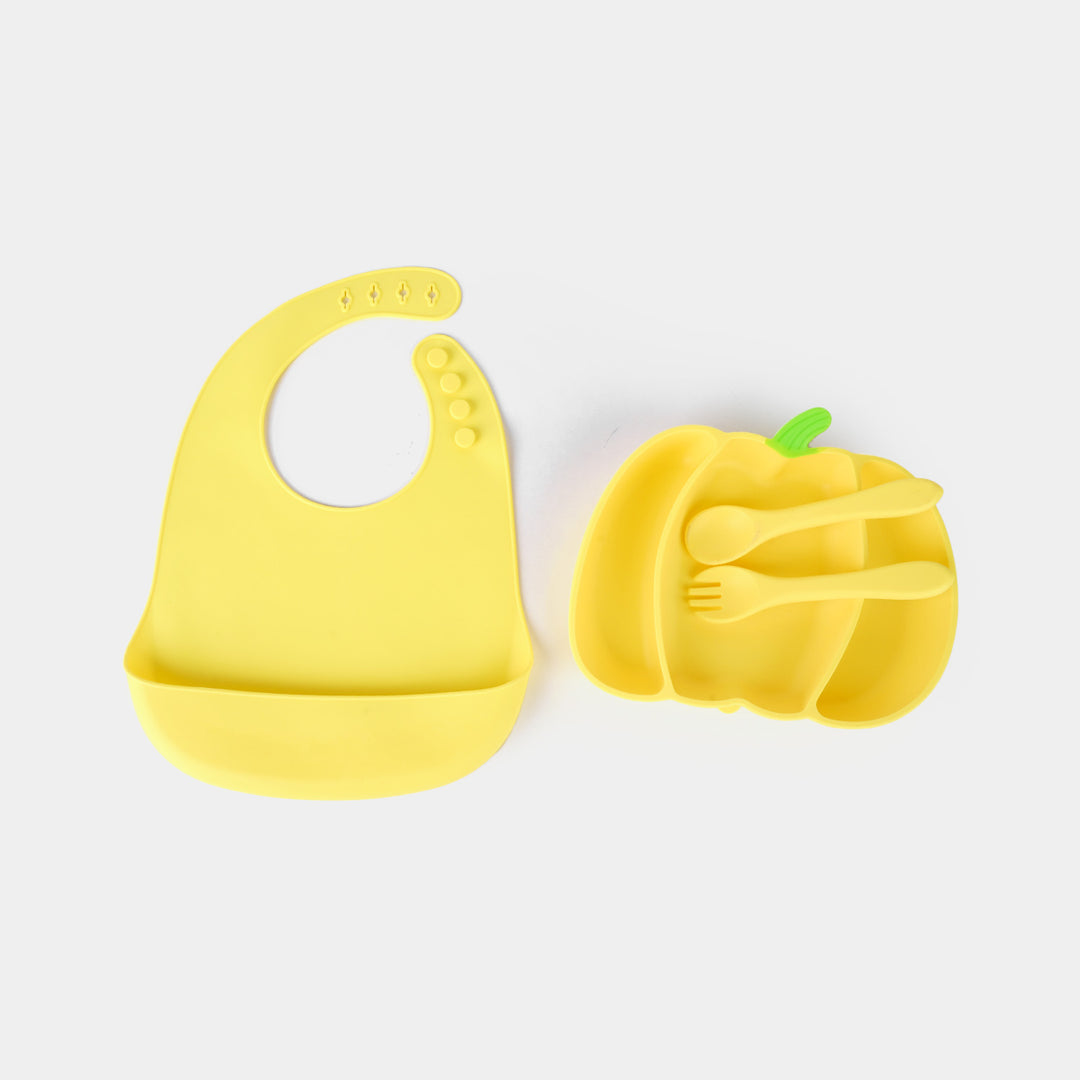 Adorable Food Grade Silicone Baby Tableware Set 9Pcs Set | Navy 1545