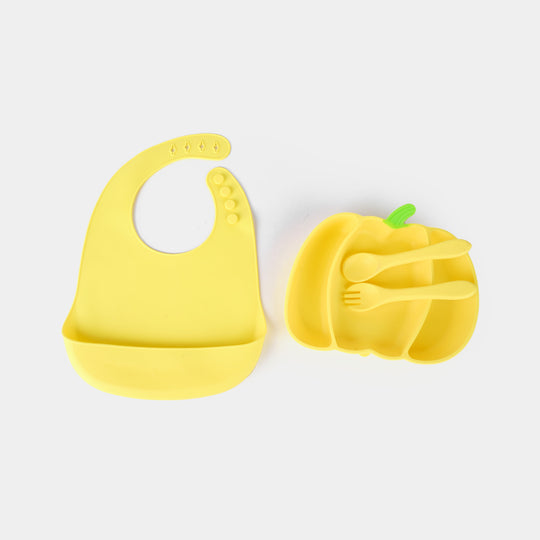 Adorable Food Grade Silicone Baby Tableware Set 9Pcs Set | Navy 1545