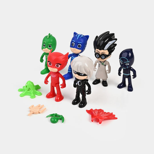 Character Cartoon Heroes Toy Play Set