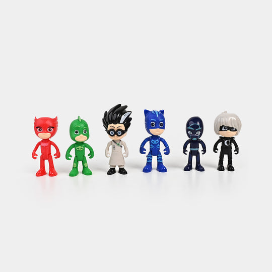 Character Cartoon Heroes Toy Play Set