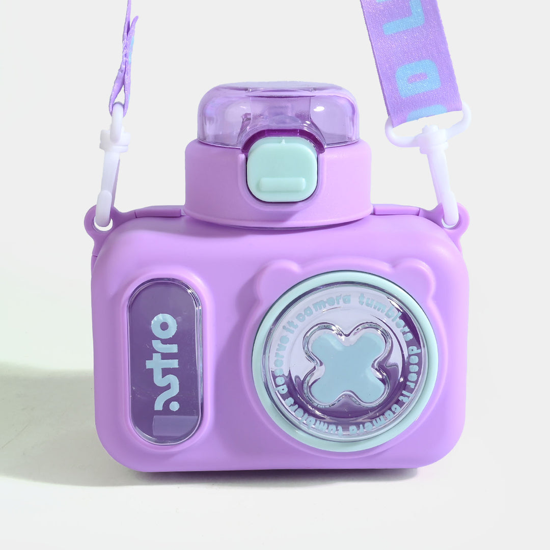 KIDS CAMERA SHAPED WATER BOTTLE/BEAKER | SH2696 - PURPLE