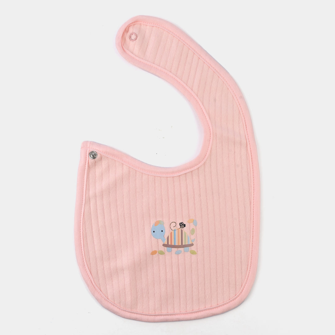 Infant Baby Bib/Apron Light Pink | 0M+