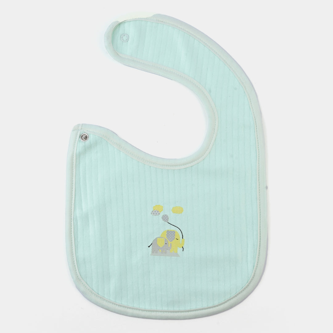 Infant Baby Bib/Apron Light Sea Green | 0M+