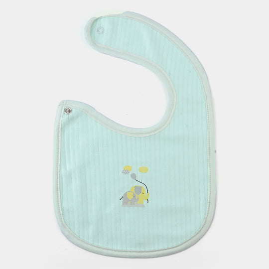 Infant Baby Bib/Apron Light Sea Green | 0M+