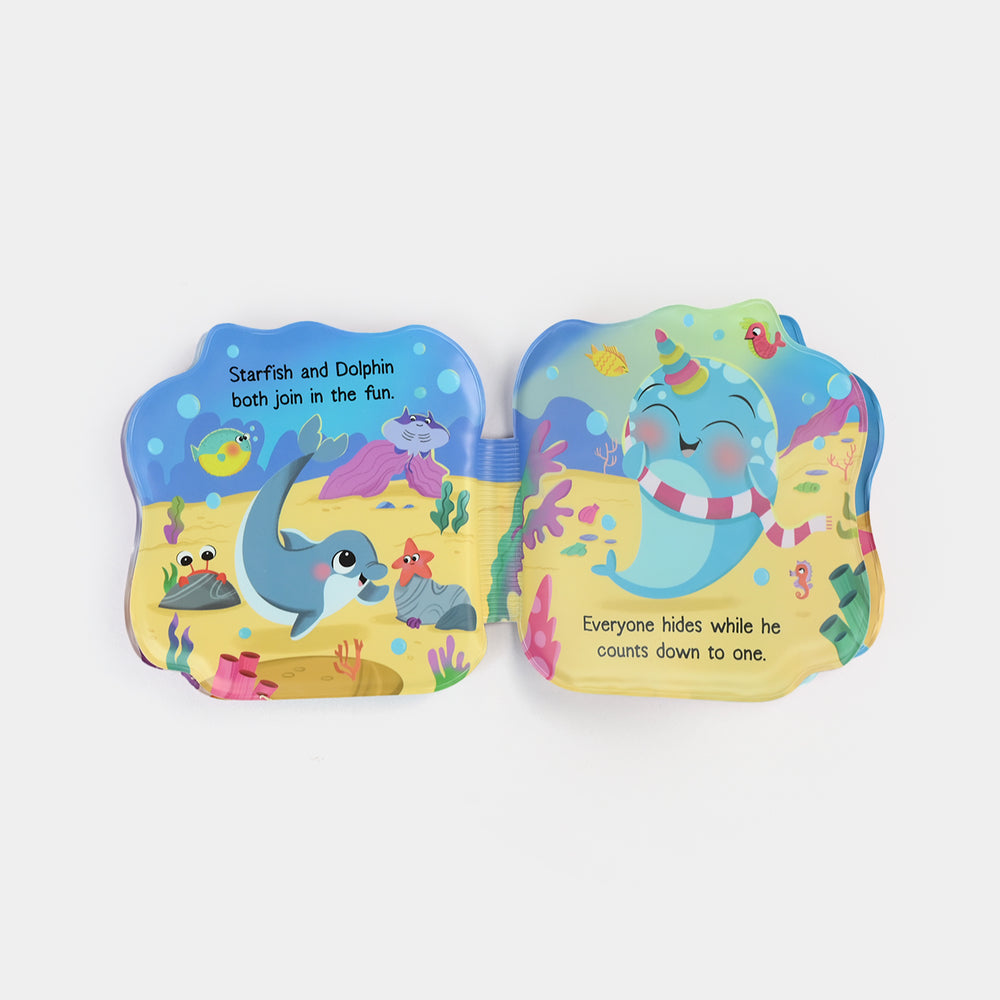 Bath Time Narwhal Book Fun With Squeaky sound