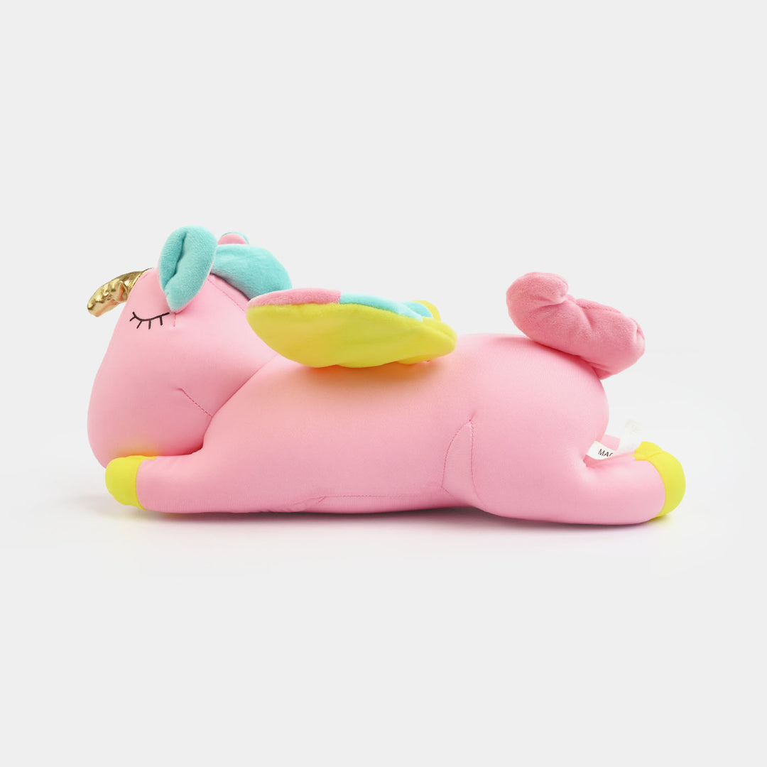 Soft Bean Character Lying Small Toy - Pink