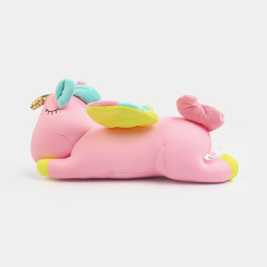 Soft Bean Character Lying Small Toy - Pink