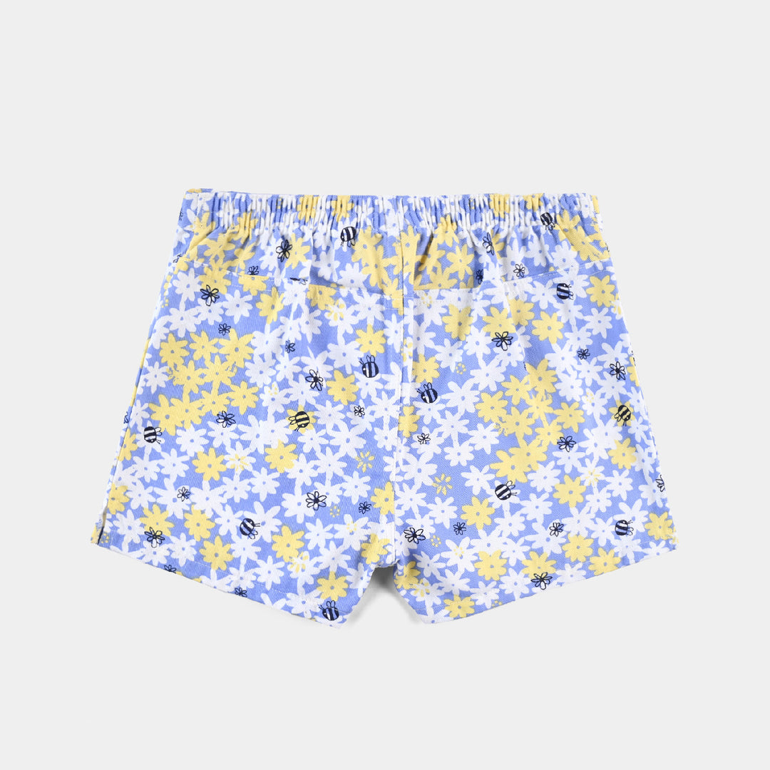 Girls PC Short Floral-Multi