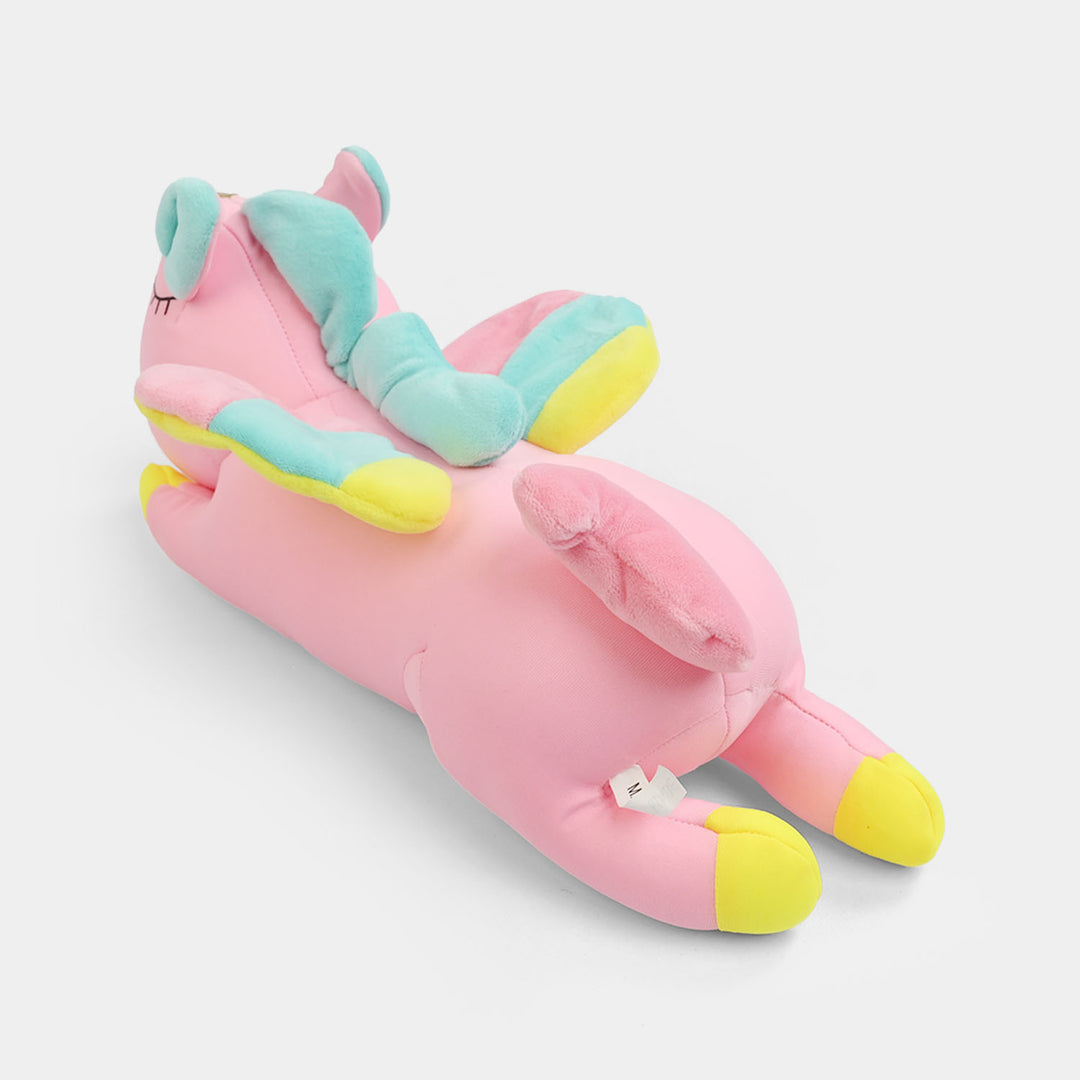 Soft Bean Character Lying Small Toy - Pink