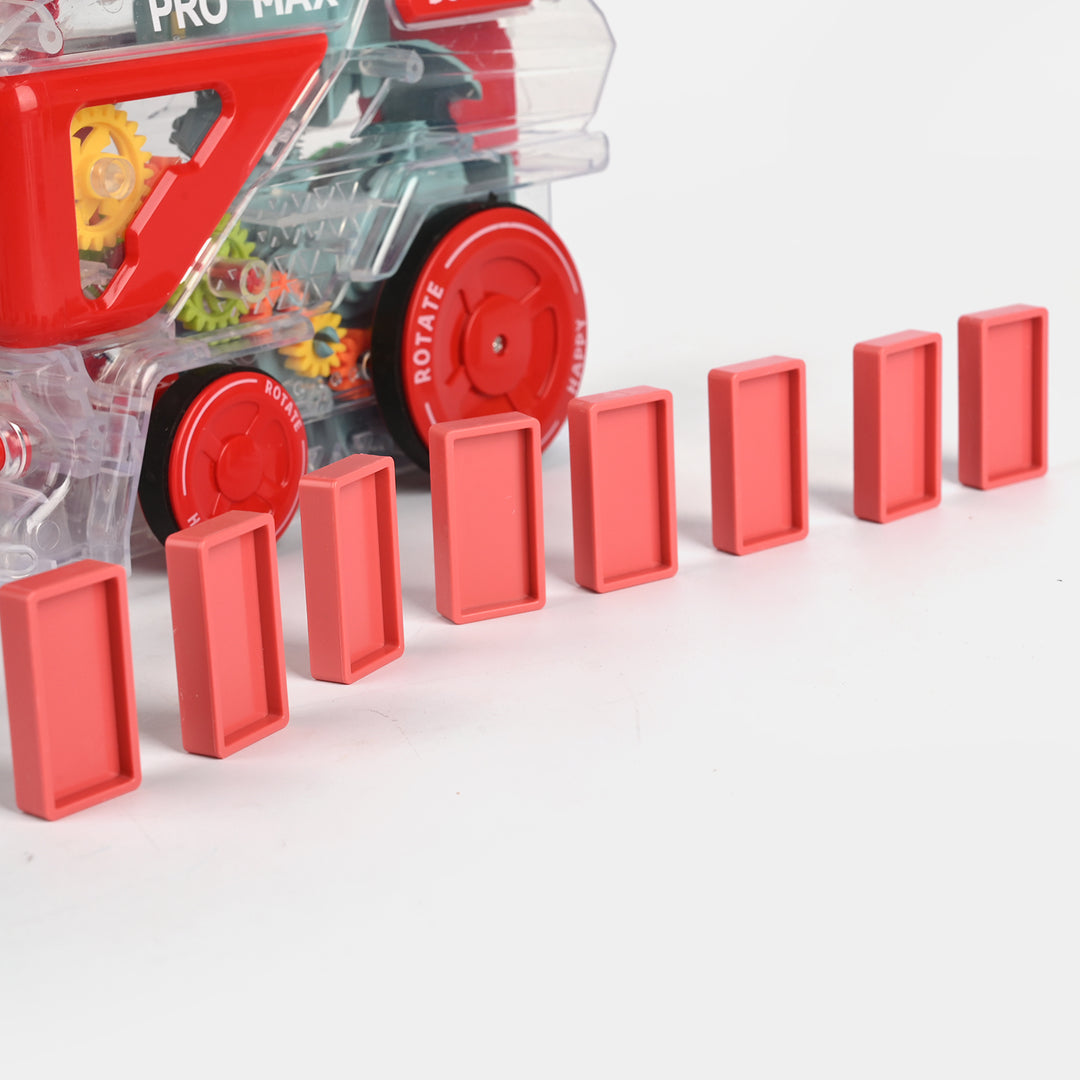 Automatic Placement Domino Train Toy