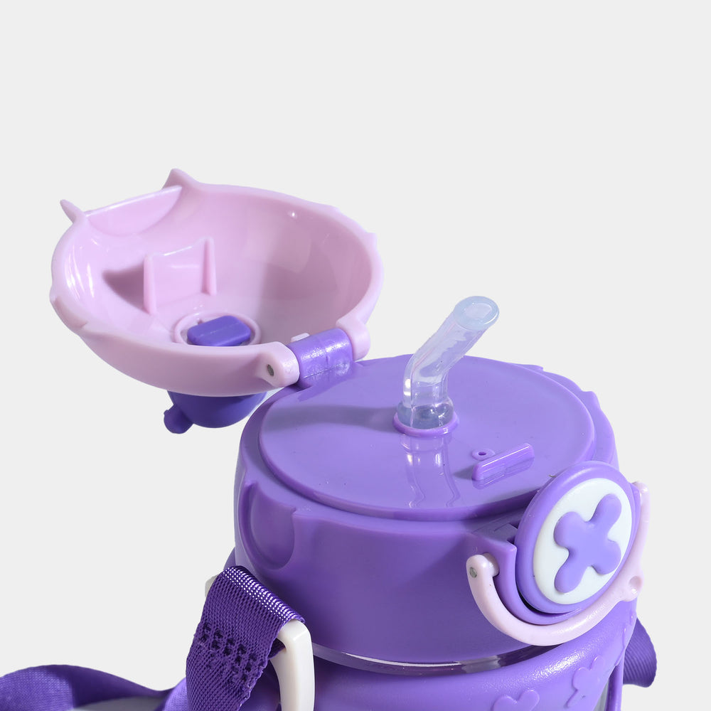 KIDS STRAW WATER BOTTLE/BEAKER | SH2704 - PURPLE