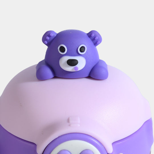 KIDS STRAW WATER BOTTLE/BEAKER | SH2704 - PURPLE