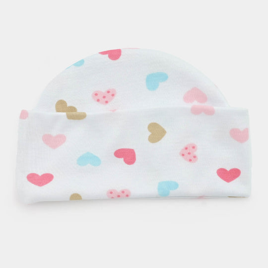 Baby Cap 3-6M-White