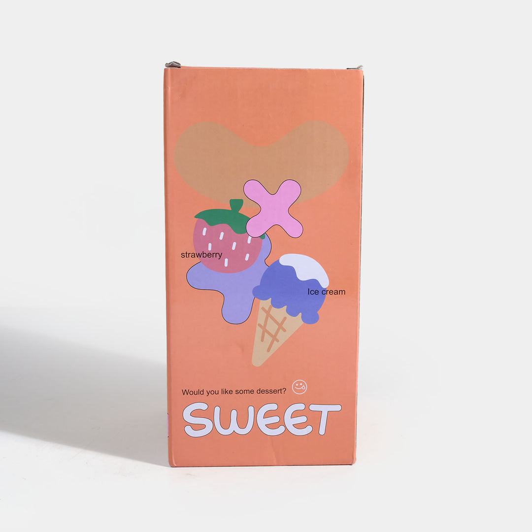 KIDS STRAW WATER BOTTLE/BEAKER | SH2704 - YELLOW
