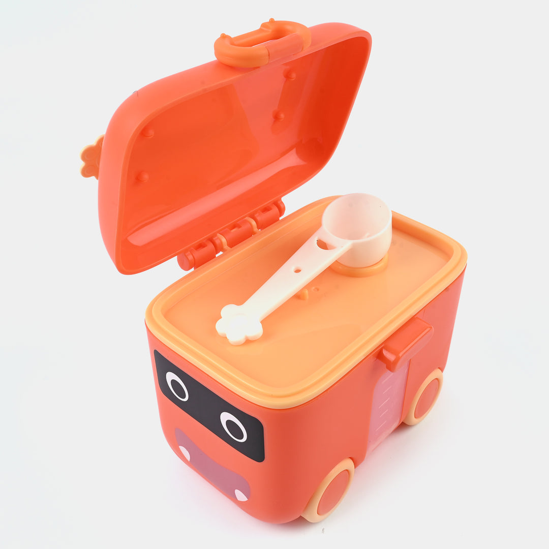 Fish Bus Style Milk Powder Container Orange