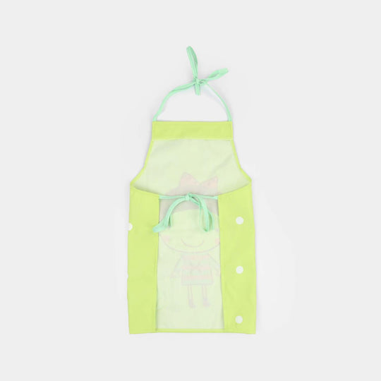 Kids Waterproof Apron Sleeve Set