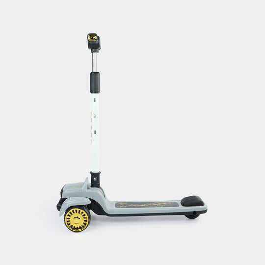 Kids' 3-Wheel Scooty with Lights & Sound | 618A Grey