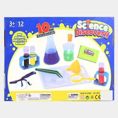 Educational kids play 12 pcs science kits chemical experiment toys