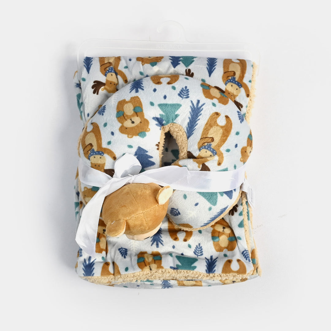 Wrapping Blanket with Neck Pillow