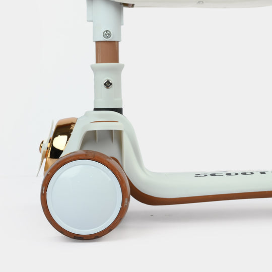 Kids' 3-Wheel Scooty with Lights & Sound | 612 Brown