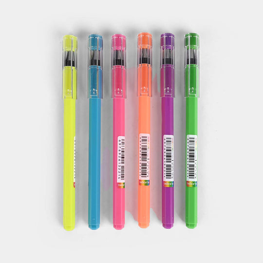 Neon Gel Pen Set 6Pcs