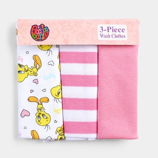 Pack Of 3 Baby Cotton Wash Cloths