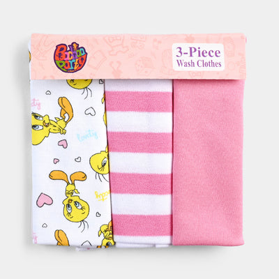 Pack Of 3 Baby Cotton Wash Cloths