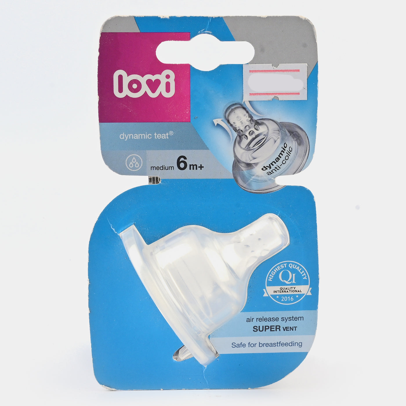 Lovi Dynamic Feeding Teat Medium 1 Pc