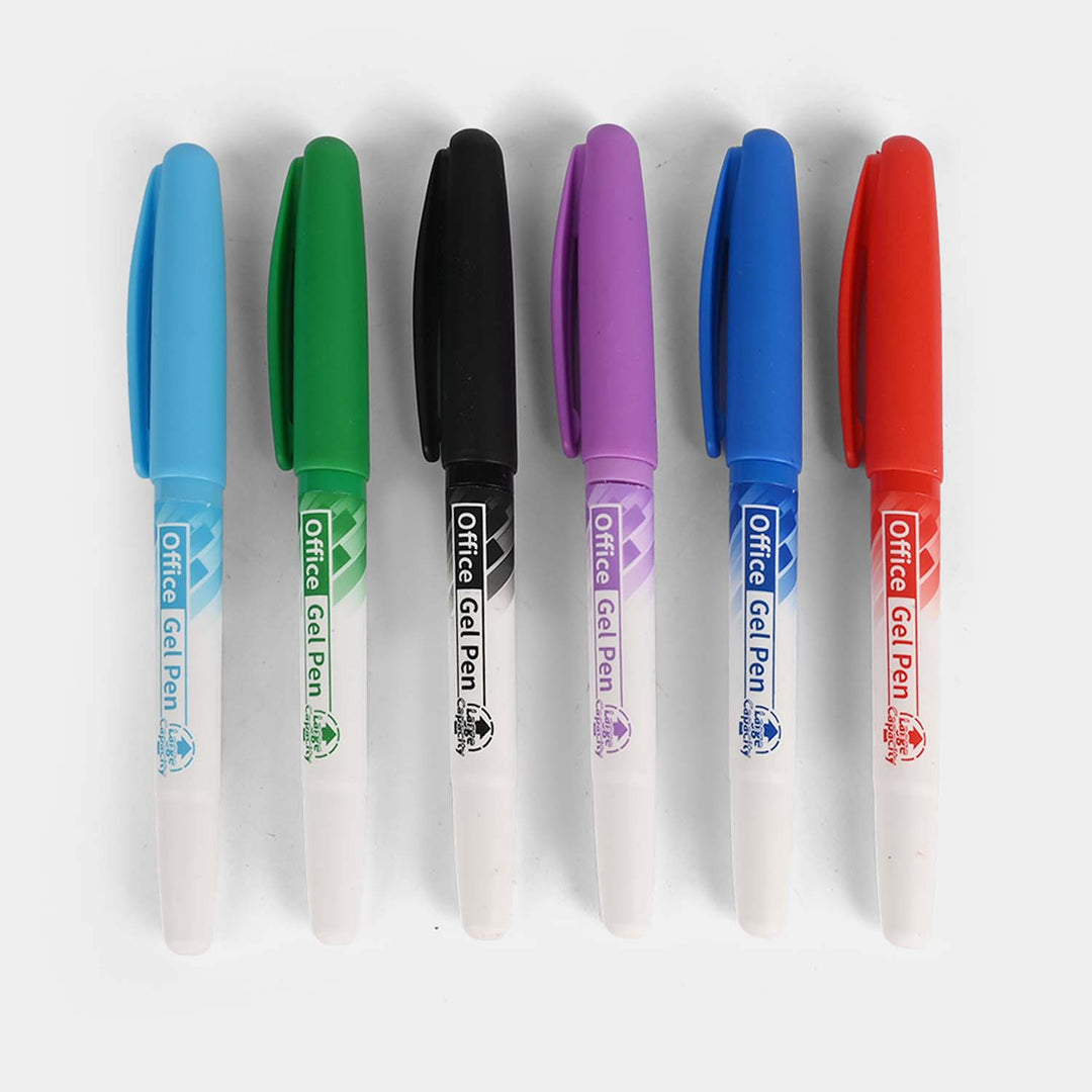 Colour Gel Pen Set 6Pcs