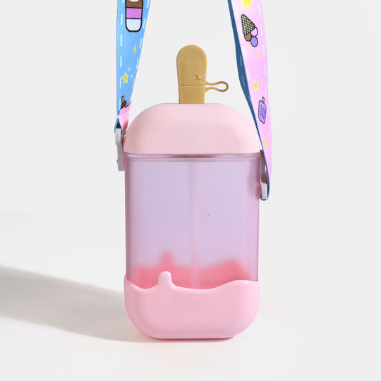CUTE ICE CREAM WATER BOTTLE/BEAKER | SH2706 - PINK