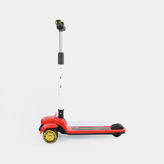 Kids' 3-Wheel Scooty with Lights & Sound | 618A Red
