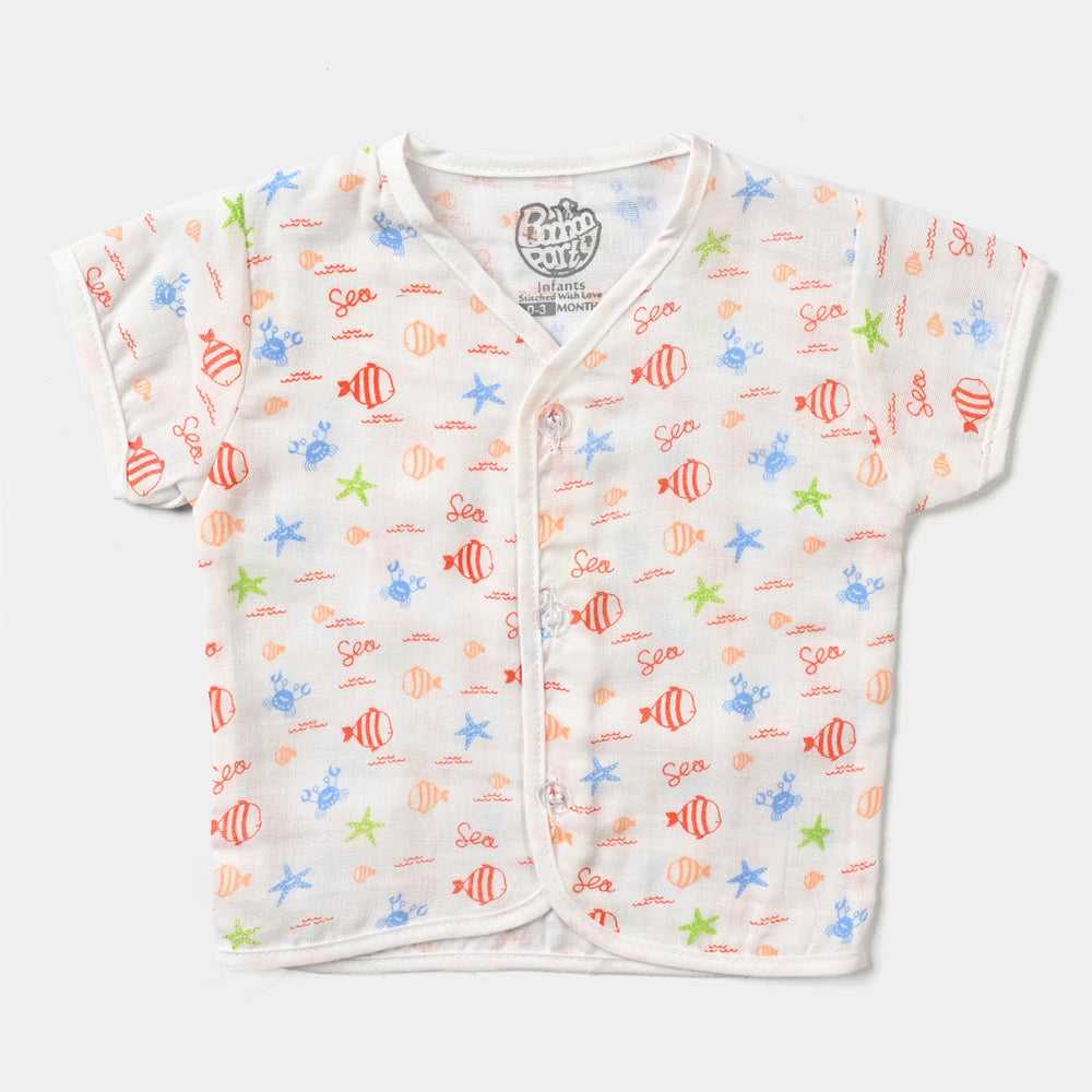 Pack of 3 Infant Summer Shirts | 0-3Months