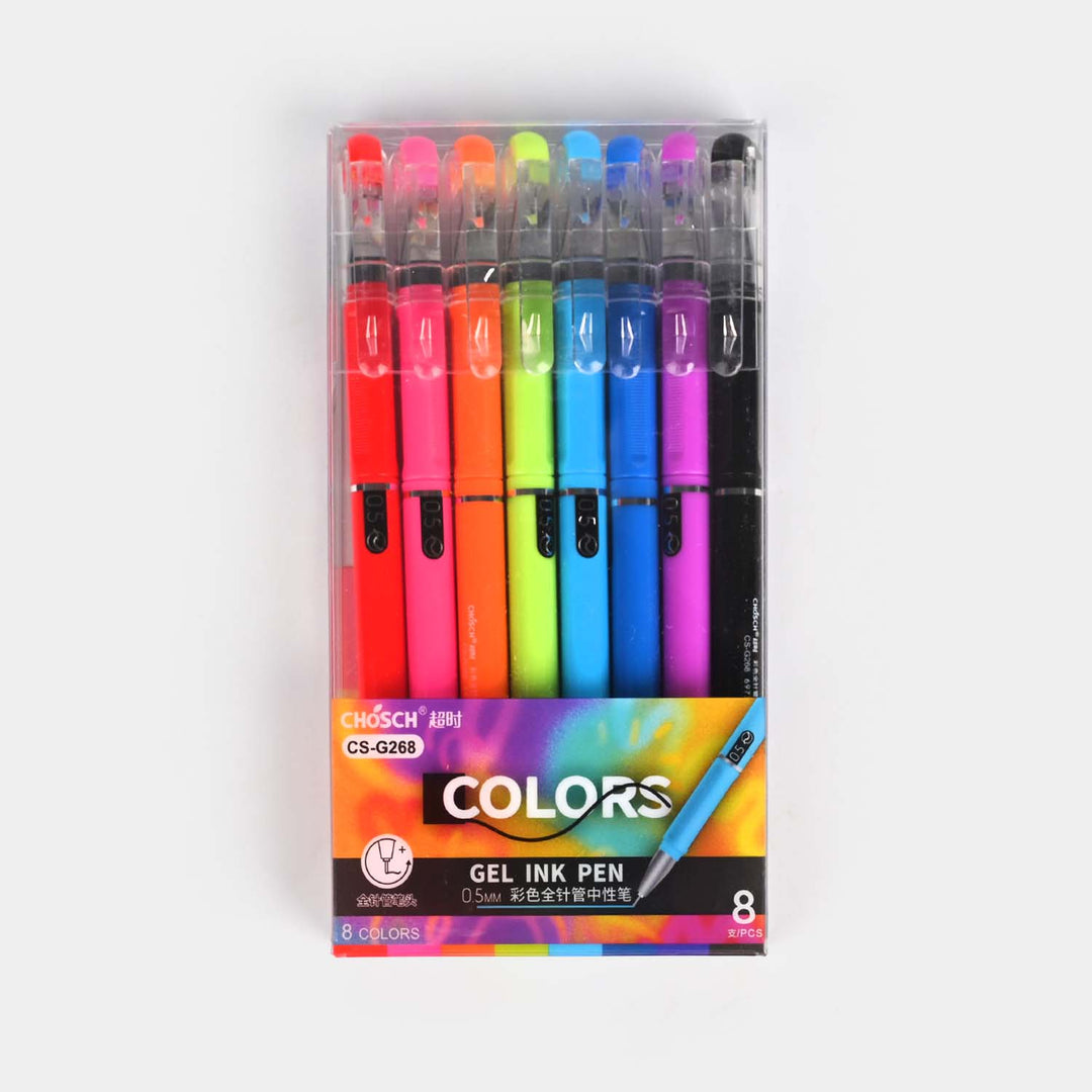 Color Gel Ink Pen Set 8Pcs