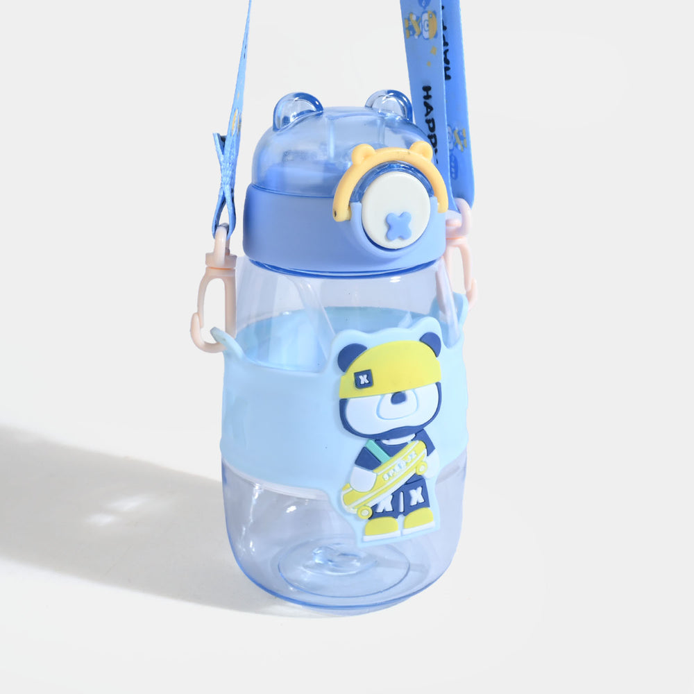 KIDS STRAW WATER BOTTLE/BEAKER | SH2703 - BLUE