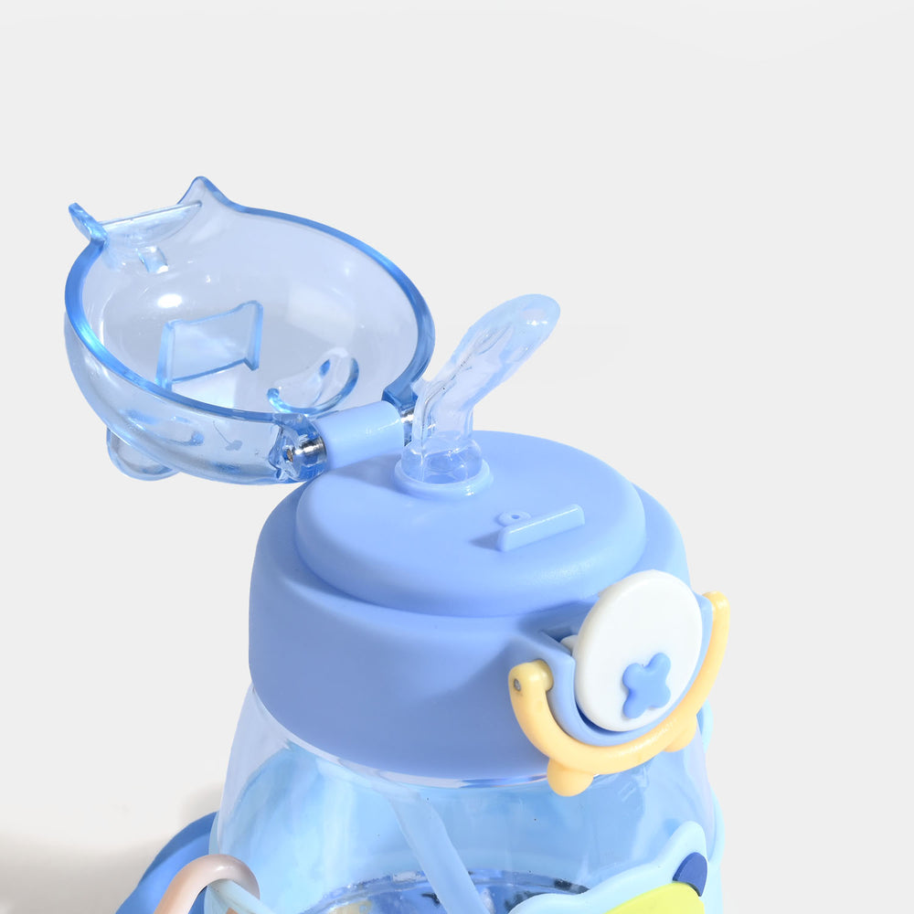 KIDS STRAW WATER BOTTLE/BEAKER | SH2703 - BLUE