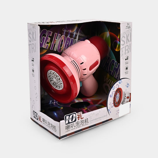 Bubble Machine With Light & Bubble For Kids