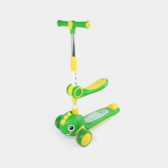 Kids' 3-Wheel Scooty with Lights & Sound | 7691 Green