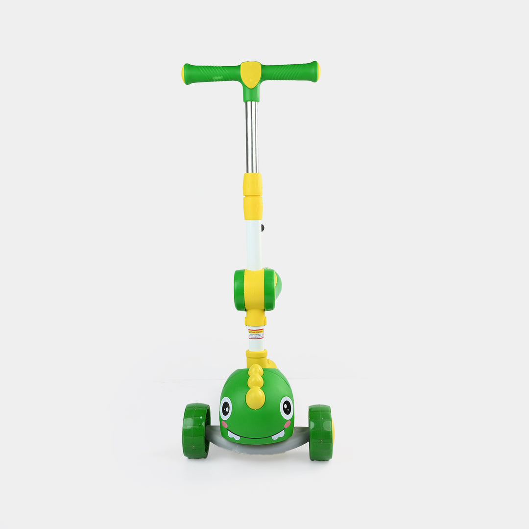 Kids' 3-Wheel Scooty with Lights & Sound | 7691 Green