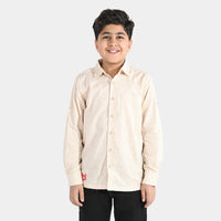 Boys Slub Jersey Casual Shirt - Beach Day