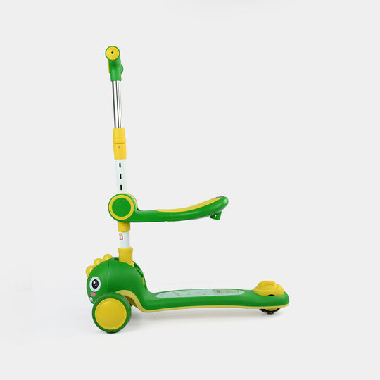 Kids' 3-Wheel Scooty with Lights & Sound | 7691 Green