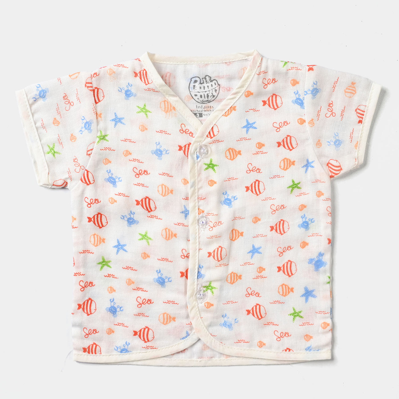 Pack of 3 Infant Summer Shirts | 0-3Months