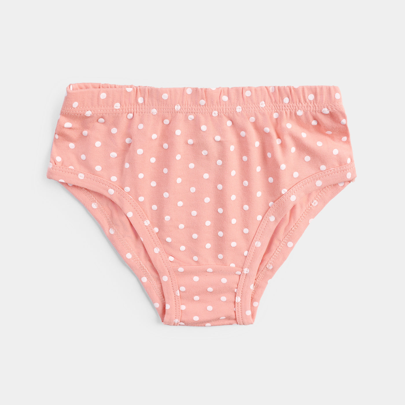 Girls Cotton Jersey Panties Pack of 2 Polka Dots-Pink/White