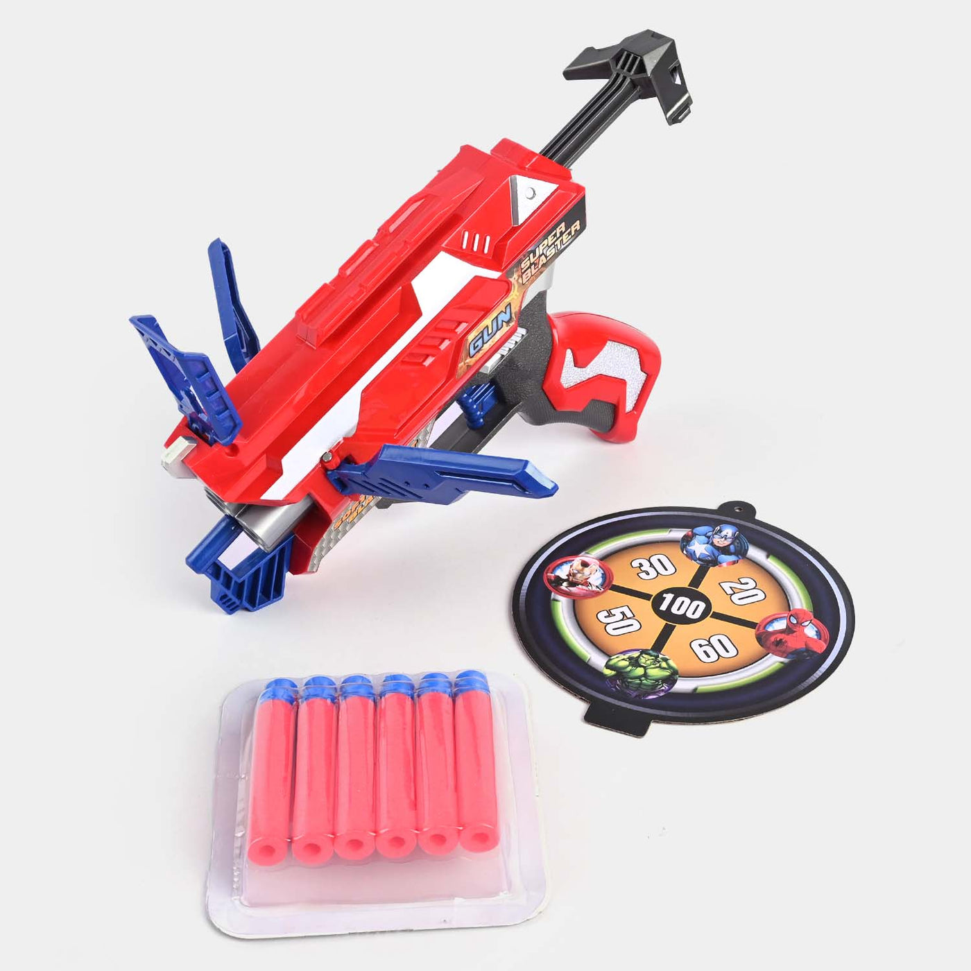 Soft Bullet Blaster Gun Toy For Kids