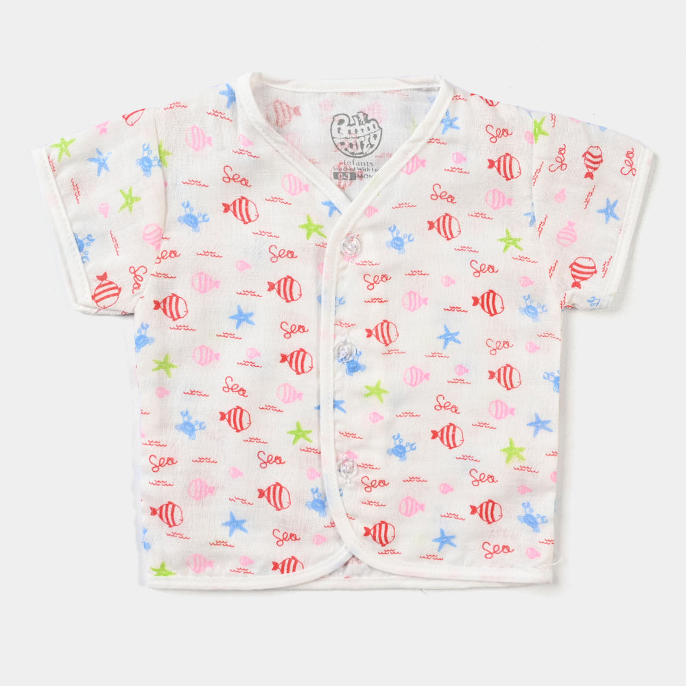 Pack of 3 Infant Summer Shirts | 0-3Months