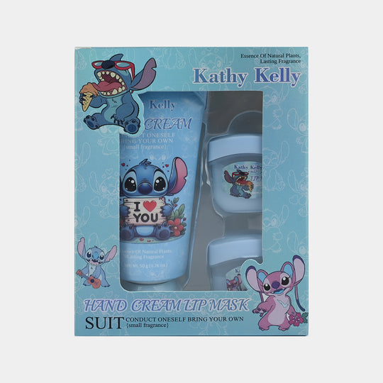 Compact Hand Cream and Lip Mask Set