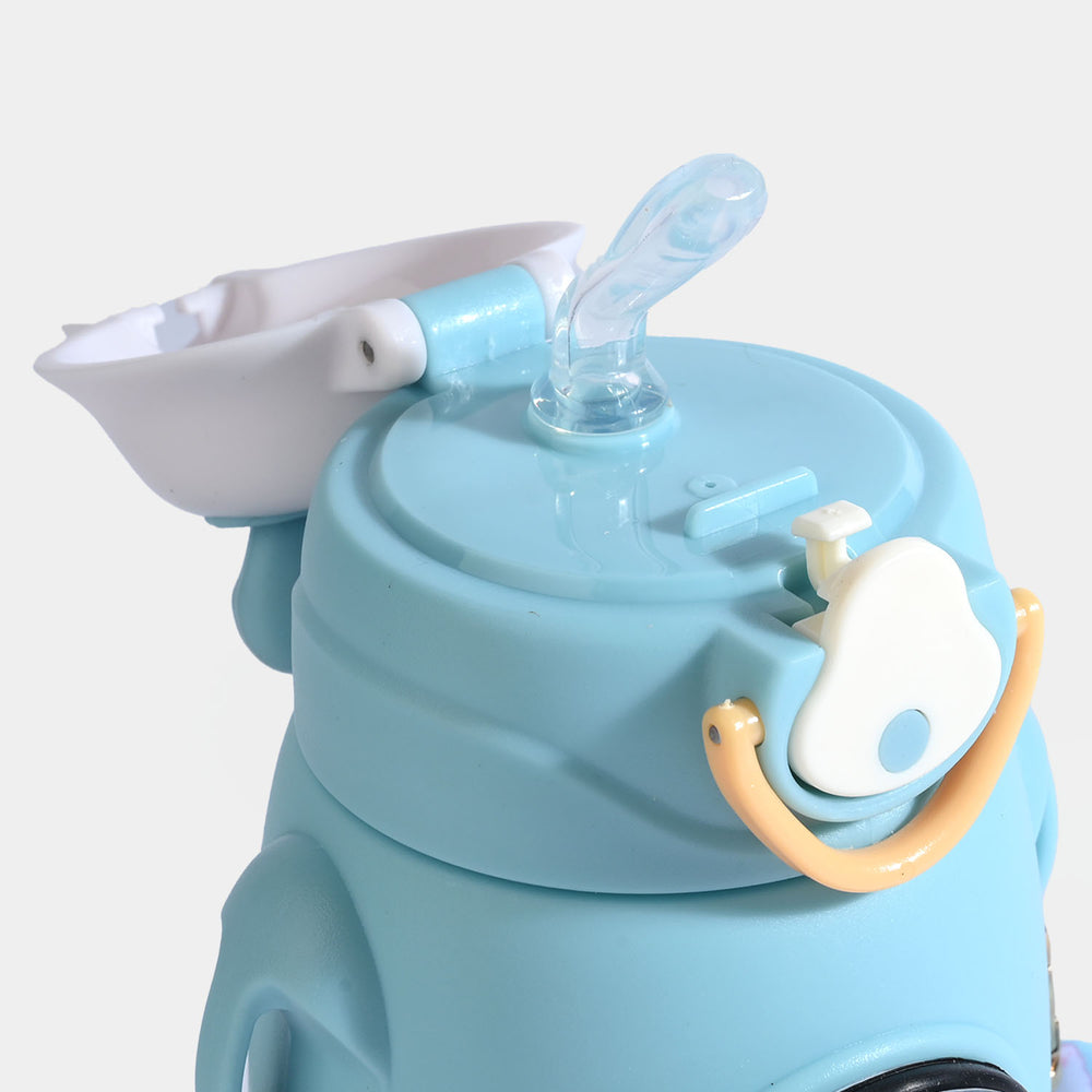 KIDS STRAW WATER BOTTLE/BEAKER | SH2702 - BLUE